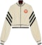 Buy (Women) GUCCI x adidas Stripe Logo Embroidered Zip Jacket Beige. 693618-XJEG4-9752