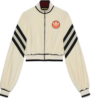 Order (W) GUCCI x adidas 條紋Logo刺繡拉鍊外套 米色 693618-XJEG4-9752