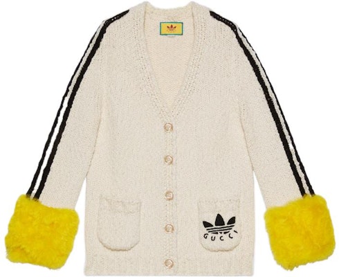 (Women) Gucci x adidas FW22 Multicolor Knit Sweater Beige 713001-XKCQH-9791 Buy (Women) Gucci x adidas FW22 Multicolor Knit Sweater Beige 713001-XKCQH-9791