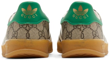 (W) Gucci x adidas Gazelle 'Beige GG Monogram' IE4796 Details for (W) Gucci x adidas Gazelle 'Beige GG Monogram' IE4796