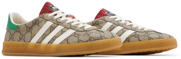 (W) Gucci x adidas Gazelle 'Beige GG Monogram' IE4796 Cheap (W) Gucci x adidas Gazelle 'Beige GG Monogram' IE4796