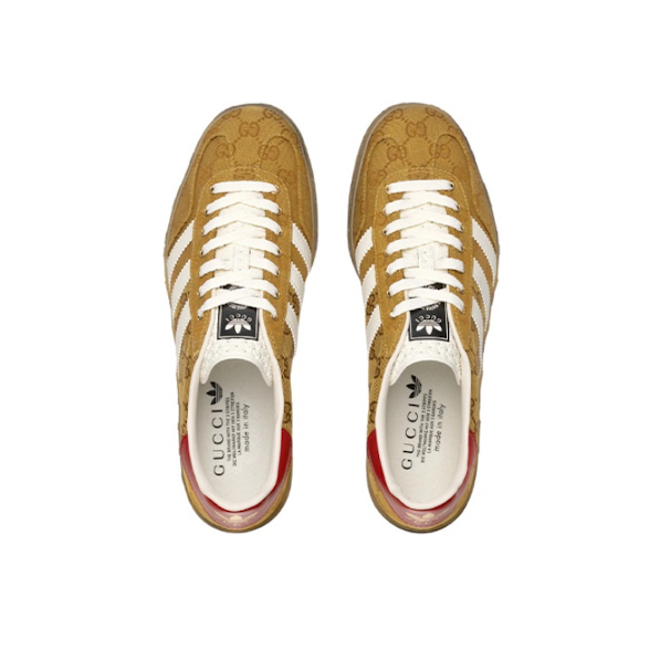 Lookbook (W) Gucci 联名 adidas Gazelle 'GG 字母印花' HQ7086