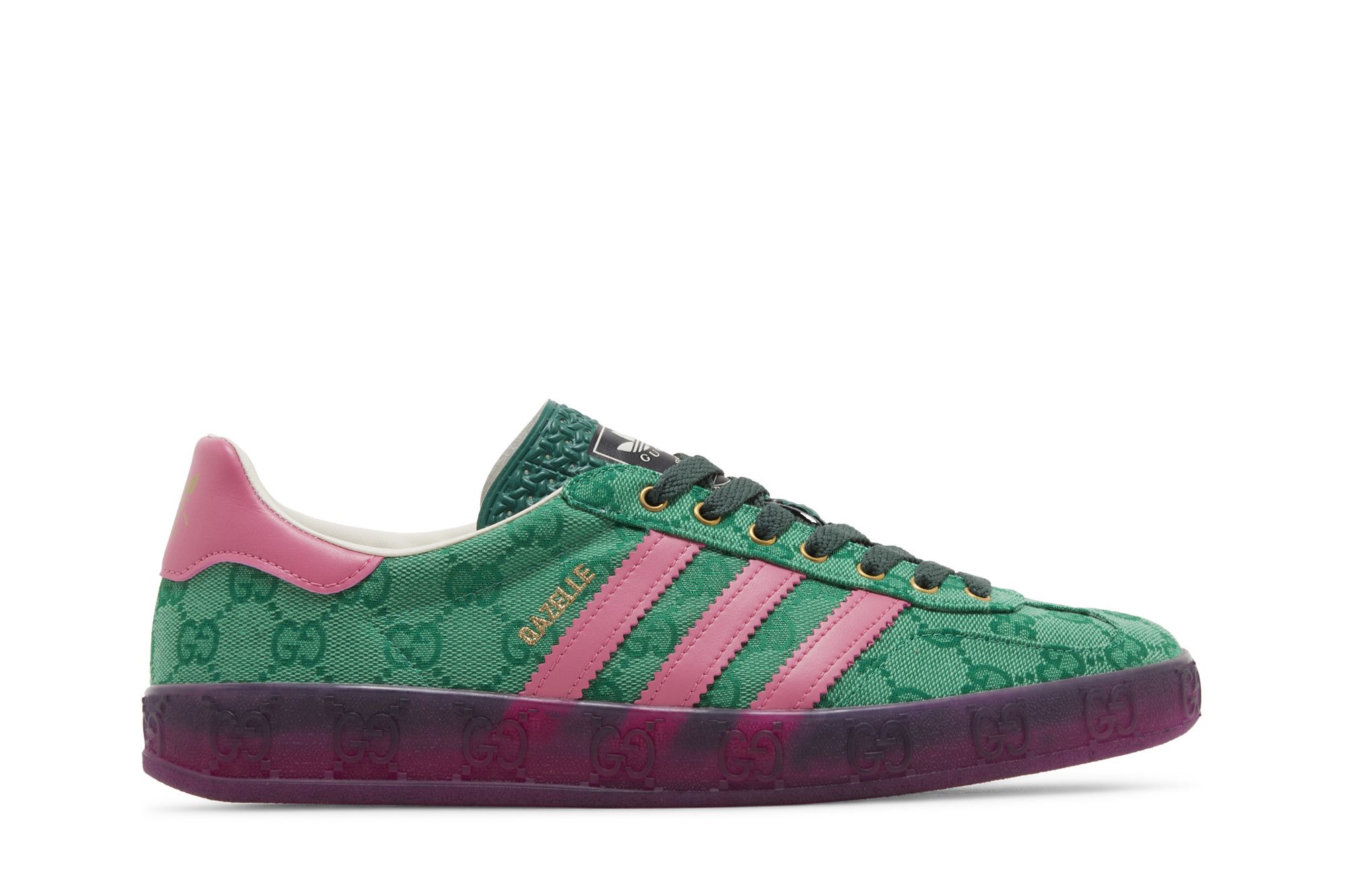 Buy (W) Gucci x adidas Gazelle 'Hijau GG Monogram' IE4795