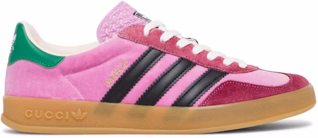 (Women) Gucci x adidas Gazelle 'Pink Velvet' 707864-9STU0-5960 (Women) Gucci x adidas Gazelle 'Pink Velvet' 707864-9STU0-5960
