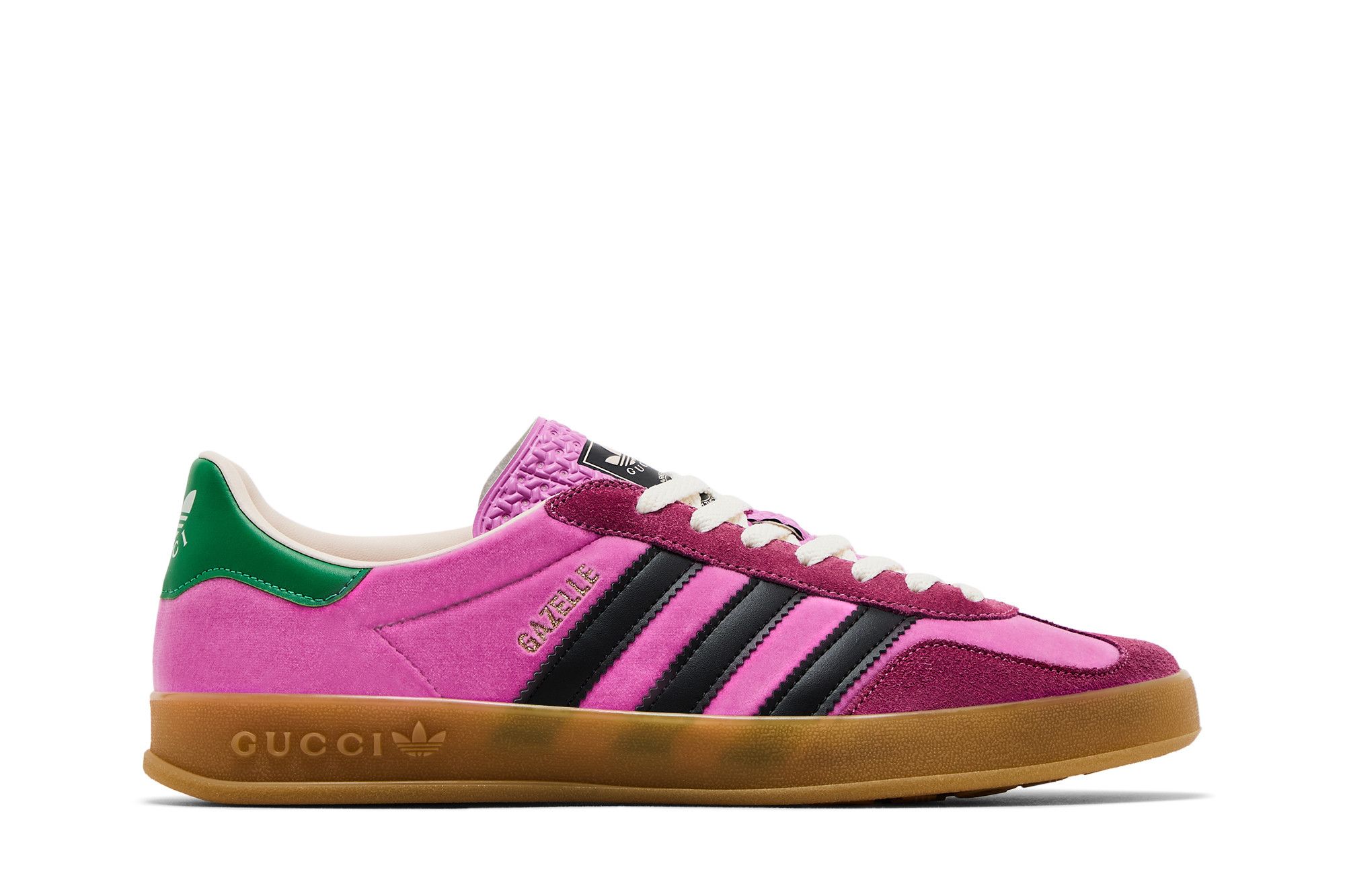 Buy (W) Gucci x 阿迪达斯 Gazelle '粉色天鹅绒' HQ7084