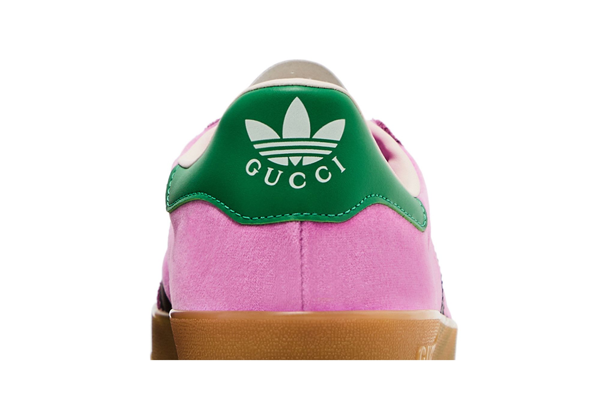 Cheap (W) Gucci x 阿迪达斯 Gazelle '粉色天鹅绒' HQ7084