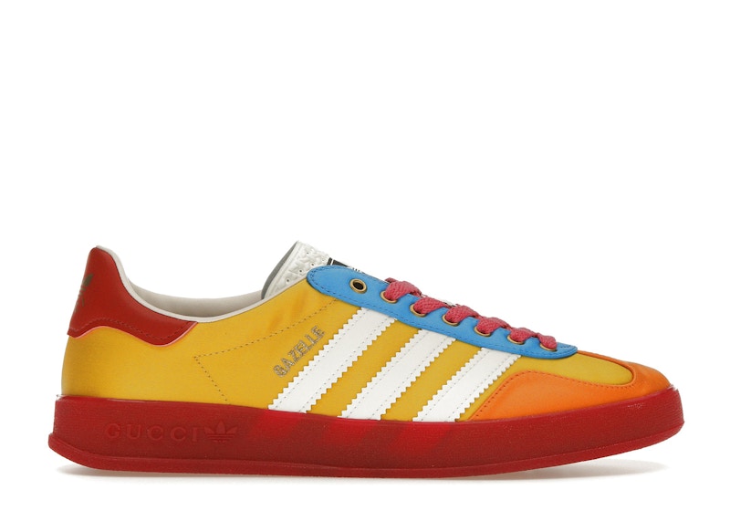 (Women) Gucci x adidas Gazelle 'Yellow White Red' HQ7083
