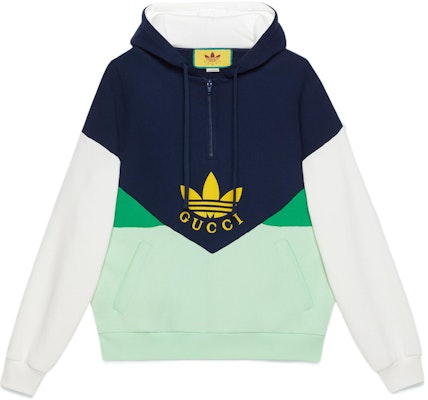(W) 구찌 x 아디다스 그린 SS23 컬러블록 로고 후드티 724666-XJE20-3846 Buy (W) 구찌 x 아디다스 그린 SS23 컬러블록 로고 후드티 724666-XJE20-3846