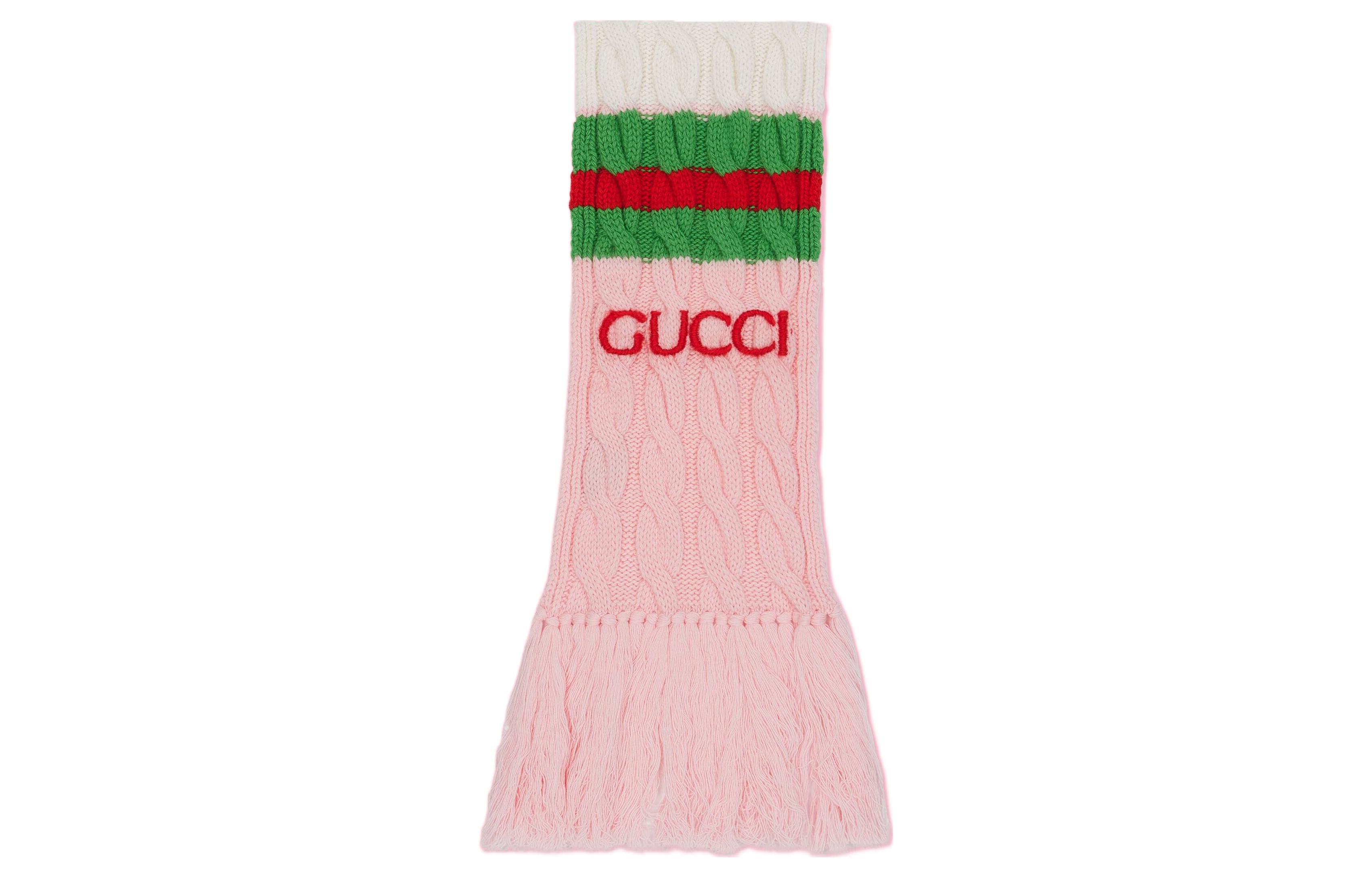 Buy (Women) GUCCI x Adidas Knit Warm Scarf  Collaborative Collection. 716345-3GA75-4272PK