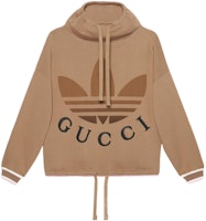 (Women) Gucci x Adidas Logo Hoodie SS23 Deep Beige 717417-XJE2C-2091 (Women) Gucci x Adidas Logo Hoodie SS23 Deep Beige 717417-XJE2C-2091