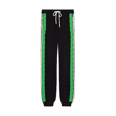 (Women) Gucci adidas Multicolor Cable Knit Straight-Leg Pants SS23 717714-XKCQF-1145