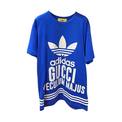 (Women) Gucci adidas Navy Logo Tee 717422-XJEXI-4698