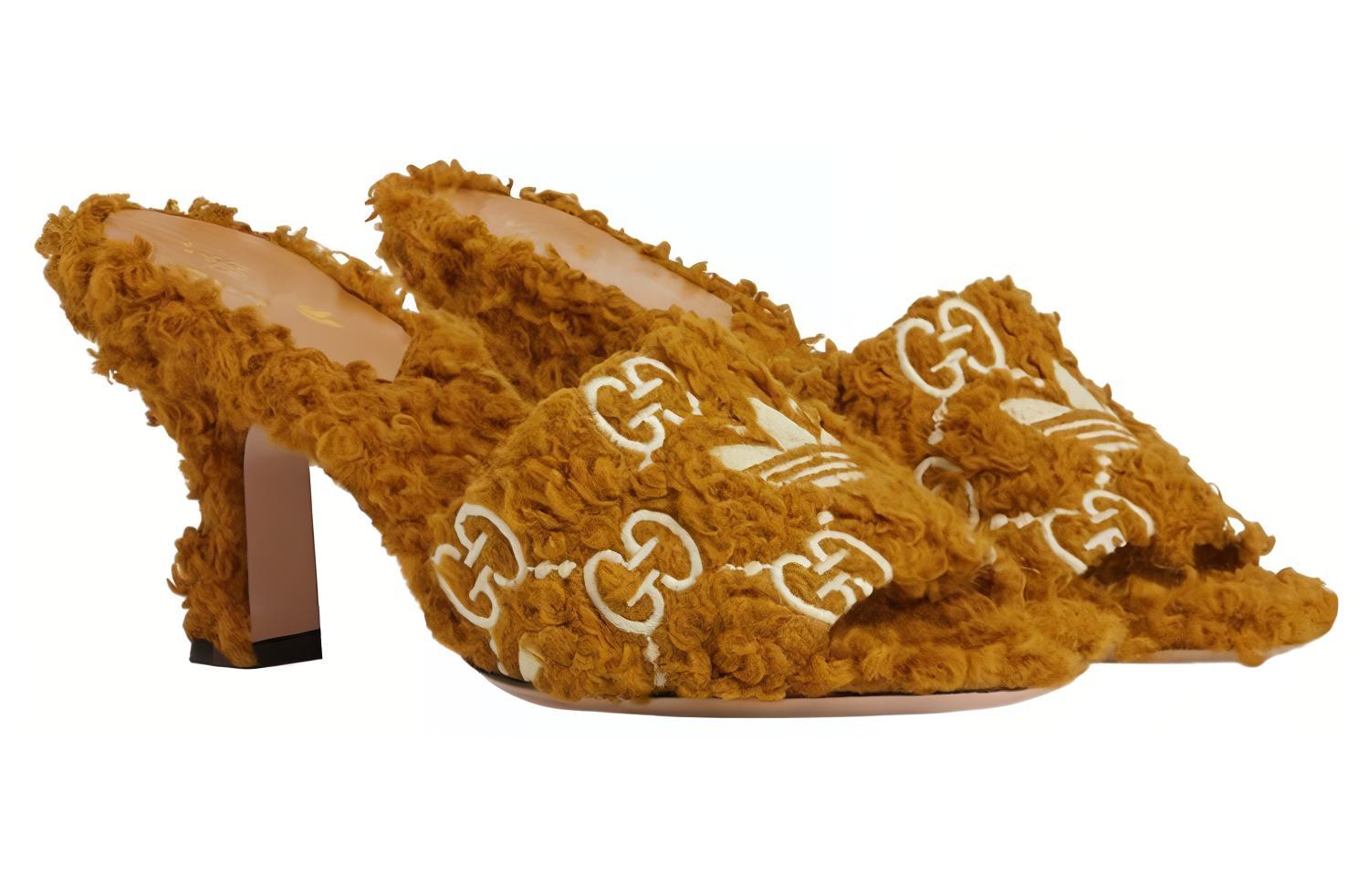 Lookbook (W) Gucci x adidas 茶織りスティレットサンダル 722440-FAAV8-7702