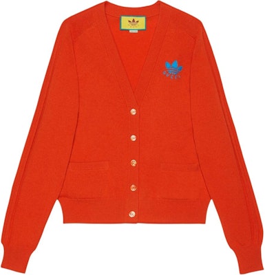 (W) GUCCI x Adidas Originals 红色针织开衫 经典标志设计. 723366-XKCU9-7708 Order (W) GUCCI x Adidas Originals 红色针织开衫 经典标志设计. 723366-XKCU9-7708