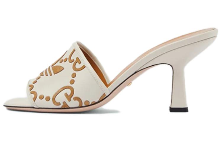 (Women) Gucci x adidas Originals Adilette 'White Leather' 722445-AAA3G-9063