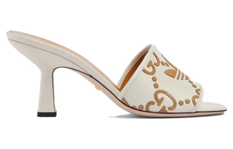 (W) Gucci adidas Originals Adilette 'White Leather' 圖 2