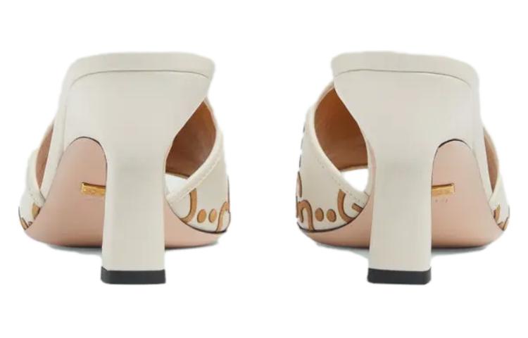 (W) Gucci adidas Originals Adilette 'White Leather' 圖 5