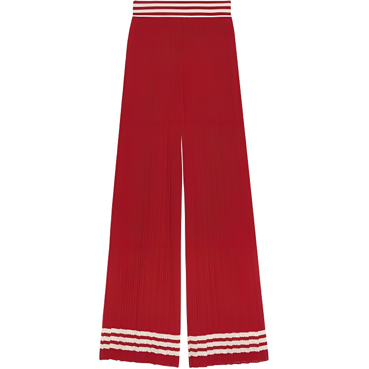 (Women) Gucci adidas Originals FW22 Diamond Pattern Wide-Leg Pants 697496-XKCF8-6229