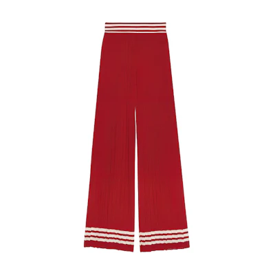 (Women) Gucci adidas Originals FW22 Diamond Pattern Wide-Leg Pants 697496-XKCF8-6229