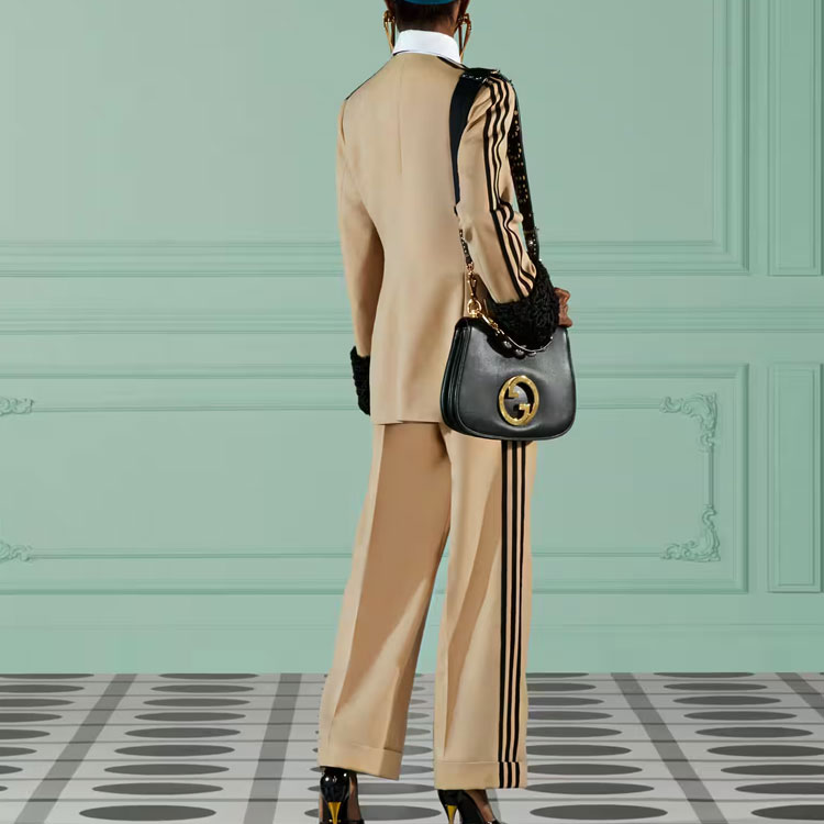 (Women) GUCCI adidas Originals SS23 Brown Striped Straight-Leg Pants 715808-ZAKTW-2327 圖 4