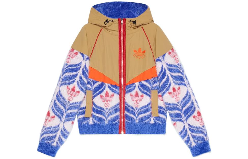 (Women) Gucci Adidas Originals SS23 Monogram Zip Jacket Multicolor 717690-XKCQ7-4711