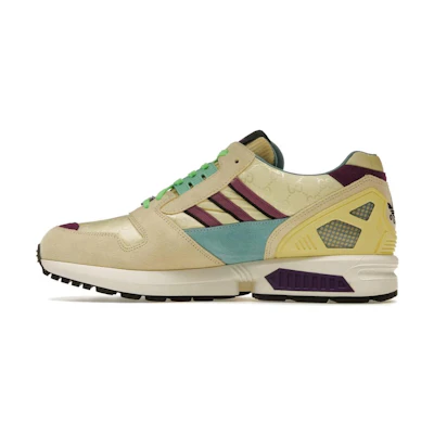(W) Gucci Adidas Originals ZX 8000 GG Sneakers 'Beige Gold'