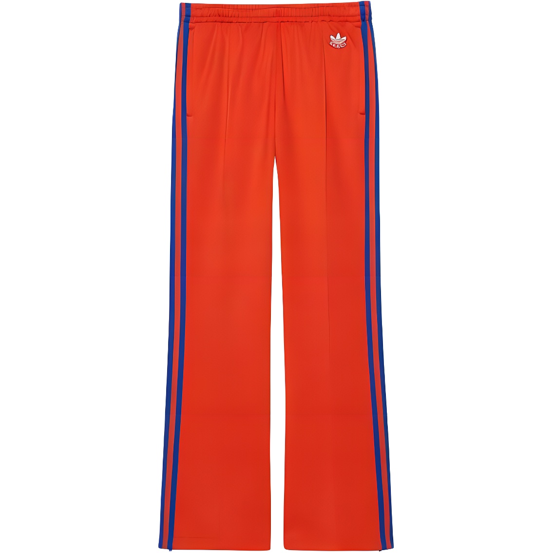 (Women) Gucci x ADIDAS Red Knit Logo Track Pants with Stripes 727535-XJEGU-7476