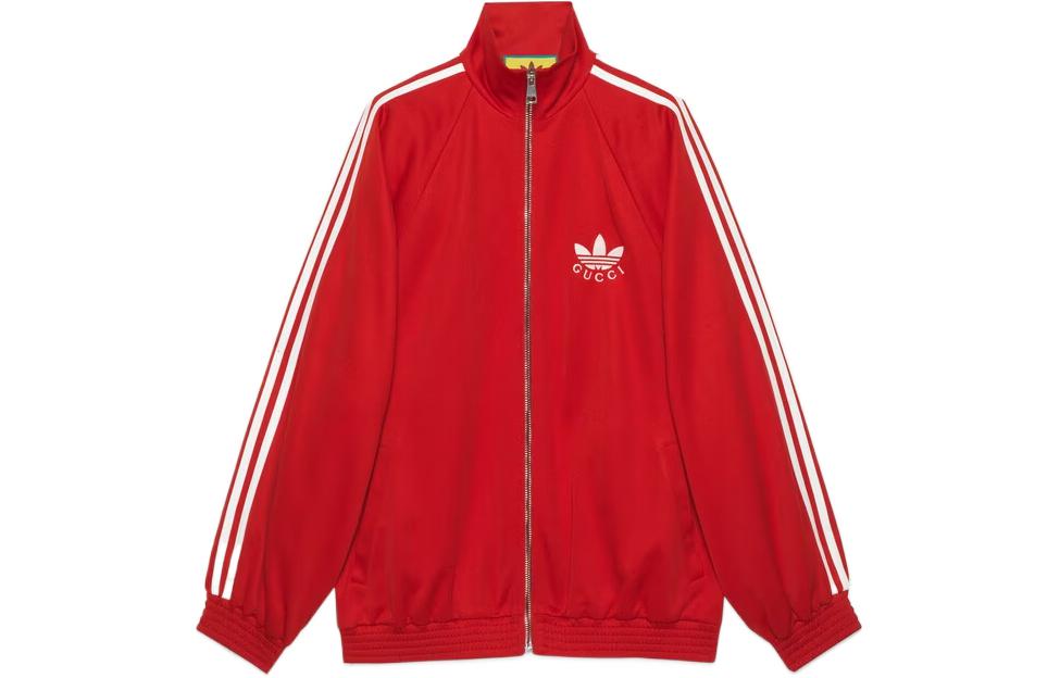 (Women) Gucci x adidas Red Logo Zip-Up Jacket FW22 Collection 712952-XJEGU-6480