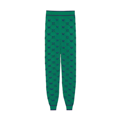 (Women) Gucci adidas SS23 Jacquard Joggers Green 693830-XKCVF-3465