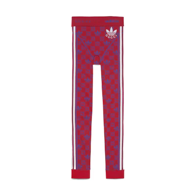 (Women) Gucci adidas SS23 Red Logo Print Striped Track Pants 713036-XJES1-6263
