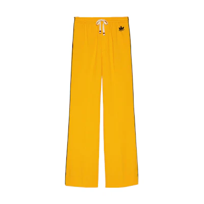 (Women) Gucci adidas SS23 Solid Logo Drawstring Pants in Dark Yellow 696189-Z8A20-7365