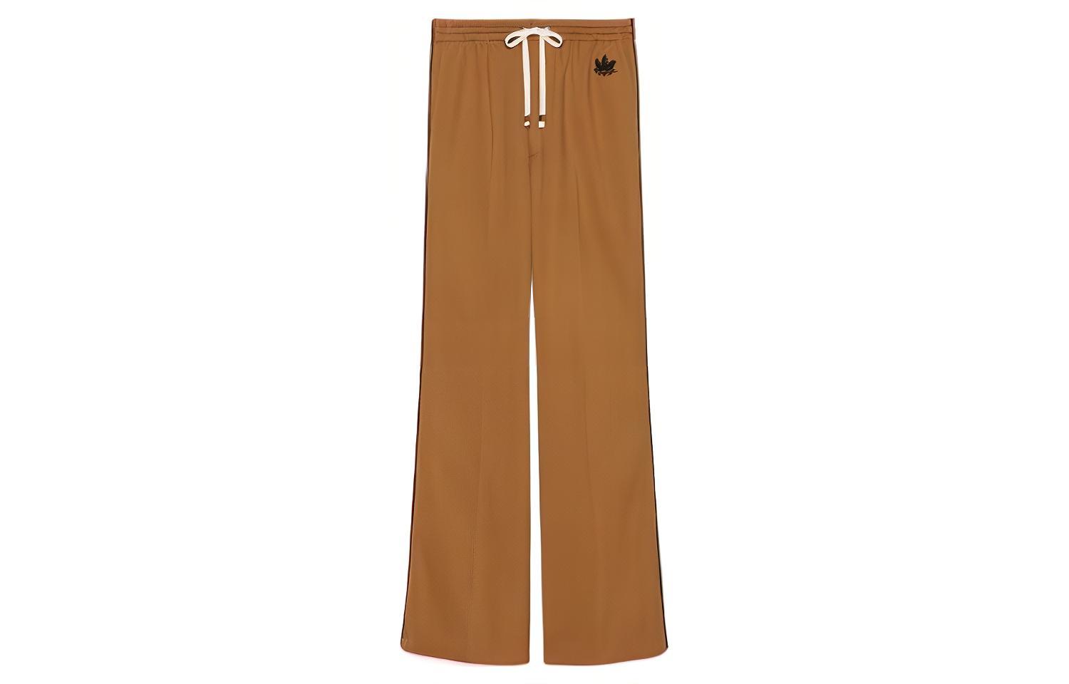 (Women) Gucci Adidas Tan Logo Drawstring Sweatpants SS23 Collection 696189-Z8A20-2177