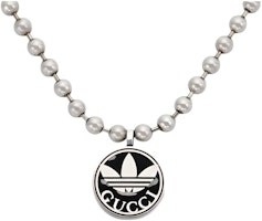 (Women) GUCCI x Adidas Trefoil Pendant 925 Silver Necklace for Women. 702788-JAACA-8163 (Women) GUCCI x Adidas Trefoil Pendant 925 Silver Necklace for Women. 702788-JAACA-8163