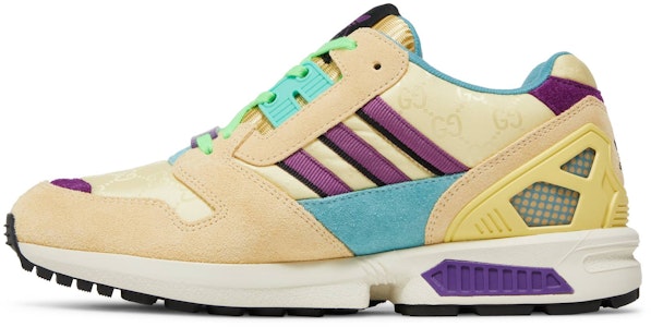 (W) Gucci x adidas ZX 8000 'Beige GG Monogram' Beige IE2268 Lookbook (W) Gucci x adidas ZX 8000 'Beige GG Monogram' Beige IE2268