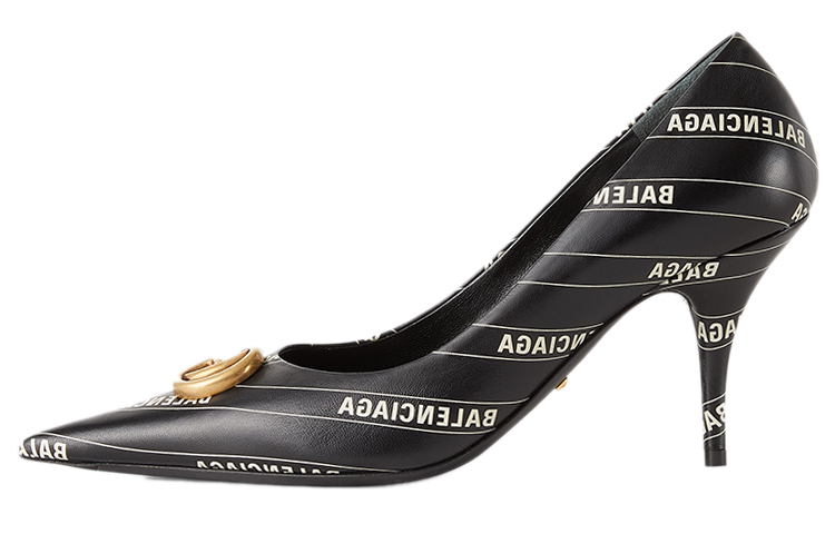 (Women) Balenciaga x Gucci The Hacker Project Knife Pumps 'Black' 680760-ULR00-1146