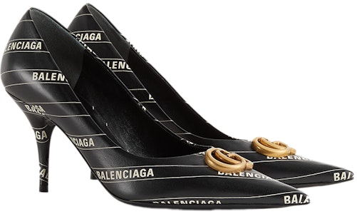 Gucci x Balenciaga 巴黎世家 The Hacker Project系列 Knife 流行高跟鞋 女款 黑 Lookbook Gucci x Balenciaga 巴黎世家 The Hacker Project系列 Knife 流行高跟鞋 女款 黑