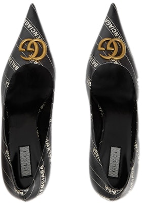 (W) バレンシアガ×グッチ ハッカー ナイフパンプス (黒) 680760-ULR00-1146 Shop (W) バレンシアガ×グッチ ハッカー ナイフパンプス (黒) 680760-ULR00-1146