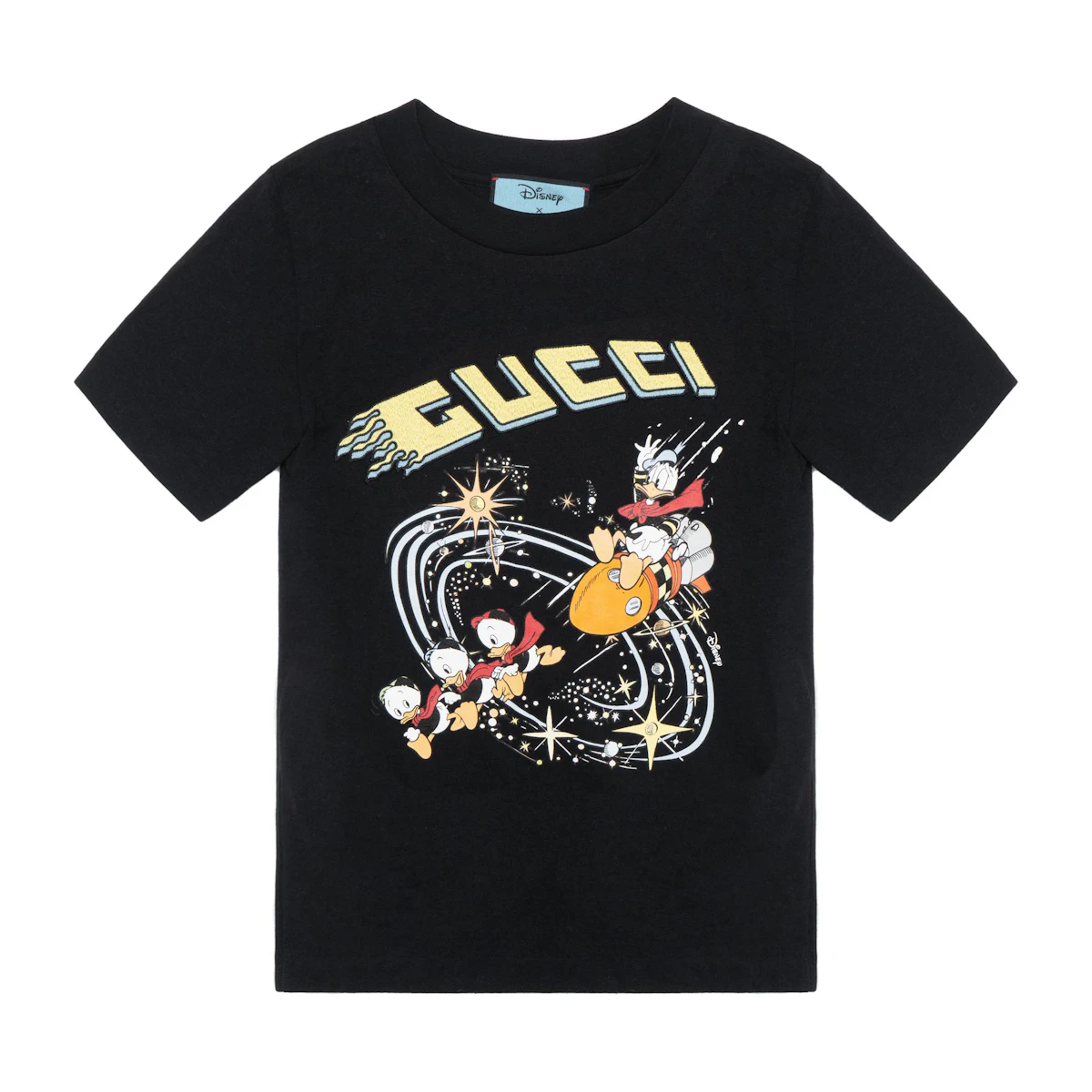 W) グッチ x ディズニー コラボ SS21 ドナルドダックプリント ブラック W) グッチ x ディズニー コラボ SS21 ドナルドダックプリント ブラック