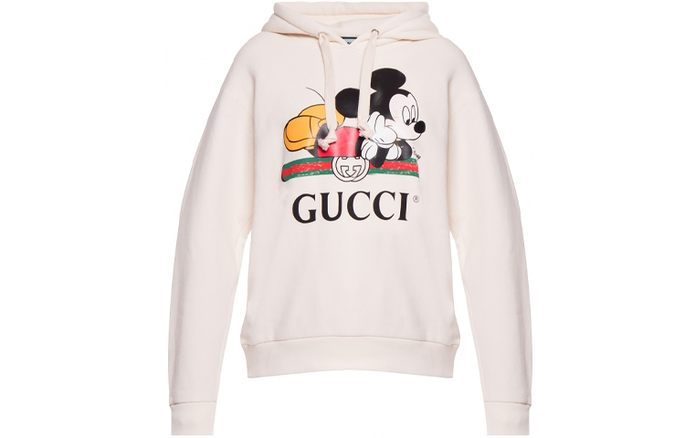 (Women) Gucci x Disney Cream Mickey Print Hoodie Collaboration 469251-XJB8C-9230