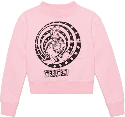 (Women) Gucci x Disney Donald Duck Logo Print Pink Crewneck Sweatshirt Women 652684-XJDC0-5904 Buy (Women) Gucci x Disney Donald Duck Logo Print Pink Crewneck Sweatshirt Women 652684-XJDC0-5904