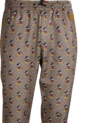 (W) Pantalones Jogger Mujer Marrón GUCCI x Disney FW22 Estampado Mickey Cintura Elástica. 605437-XJB64-2100 Cheap (W) Pantalones Jogger Mujer Marrón GUCCI x Disney FW22 Estampado Mickey Cintura Elástica. 605437-XJB64-2100