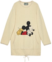 (Women) Gucci x Disney Ivory Cartoon Print Long Sleeve Dress 606143-XKA5G-9200 (Women) Gucci x Disney Ivory Cartoon Print Long Sleeve Dress 606143-XKA5G-9200