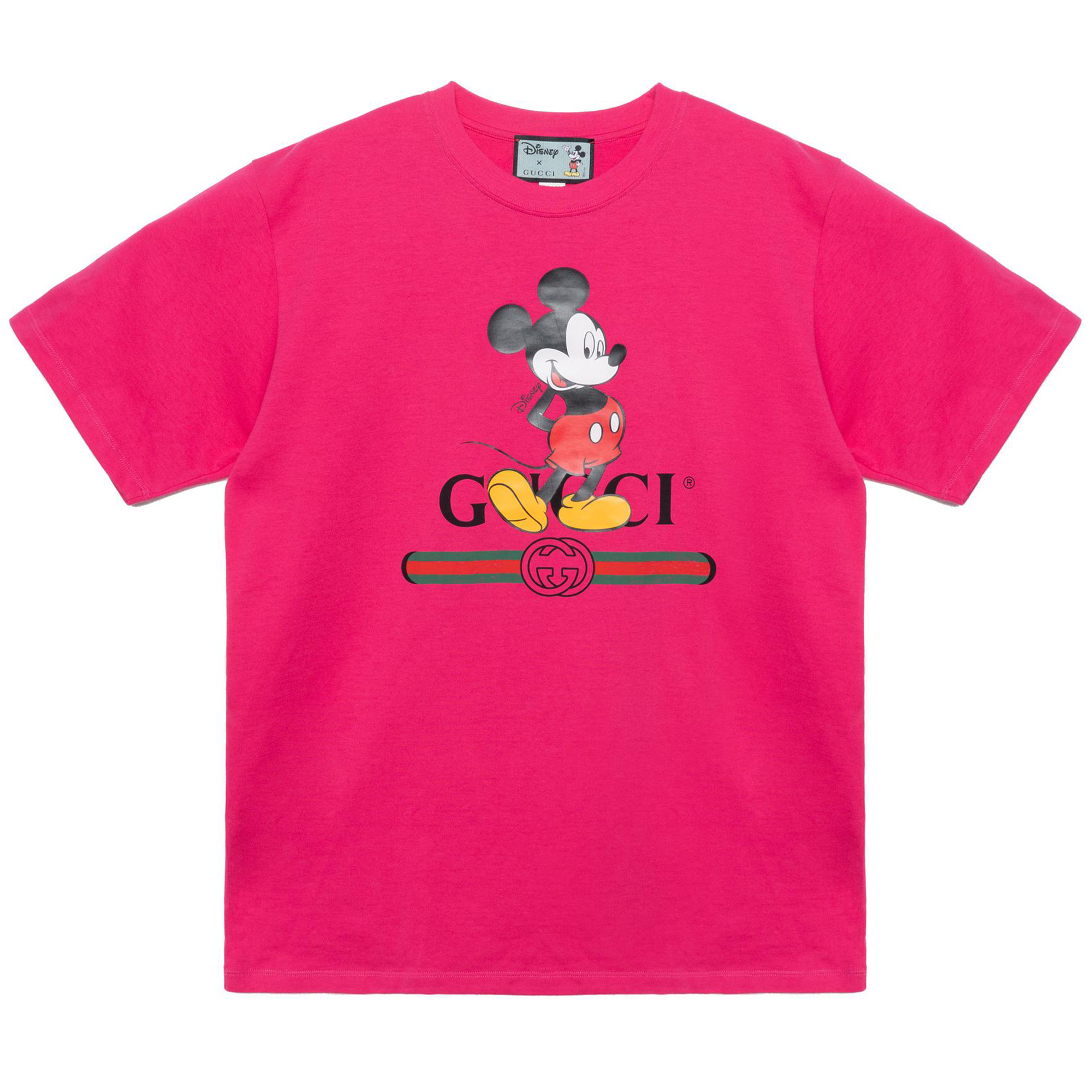(Women) Gucci Disney Mickey Print Oversized T-Shirt Purple Red 565806-XJB66-5092