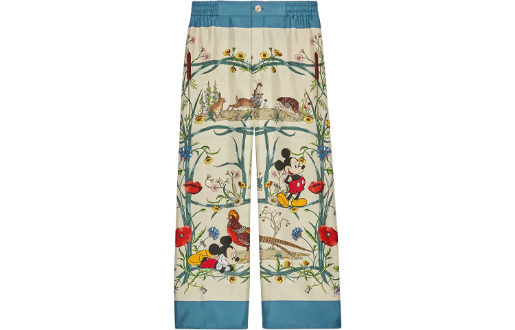 (Women) Gucci x Disney Women’s Casual Pajama Pants SS21 Multicolor Collaboration 596961-ZADOP-9683