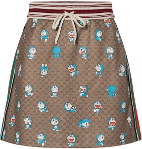 (W) Gucci x 哆啦A夢 米色圖案休閒短裙 656596-XJDH4-2138 Buy (W) Gucci x 哆啦A夢 米色圖案休閒短裙 656596-XJDH4-2138