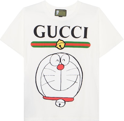 (W) Camiseta Gucci x Doraemon Marfil de Manga Corta 615044-XJDIL-9095 Buy (W) Camiseta Gucci x Doraemon Marfil de Manga Corta 615044-XJDIL-9095