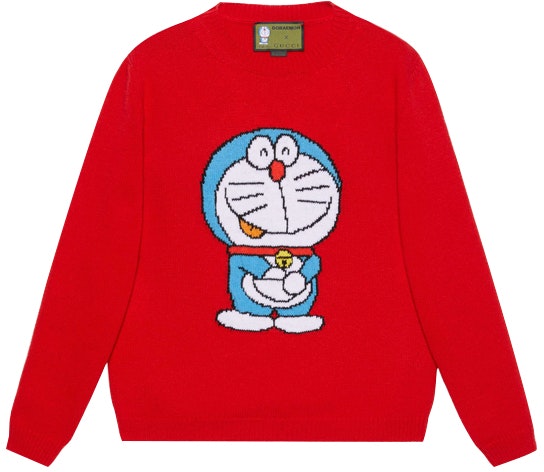 women-gucci-x-doraemon-loose-fit-red-cartoon-knit-sweater-for-women-655654-xkbvw-6076