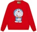 Buy (W) GUCCI x Doraemon Sweater Merah Kartun Longgar Wanita. 655654-XKBVW-6076