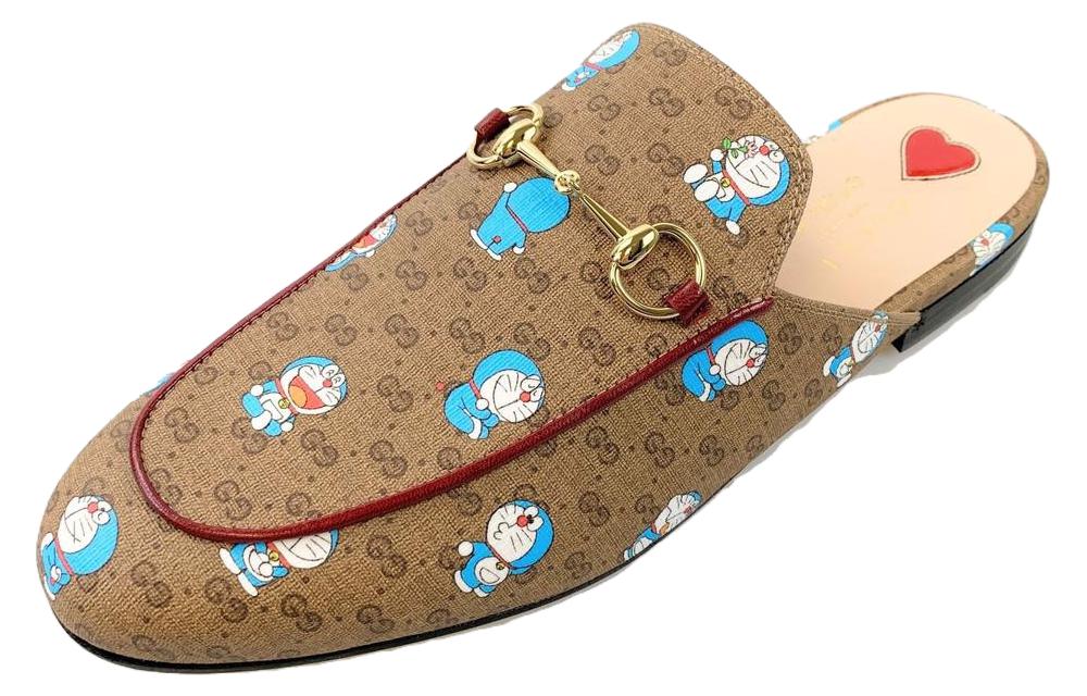 (Women) Gucci x Doraemon Princetown Slippers 'Neutral' 655038-2TU10-8967
