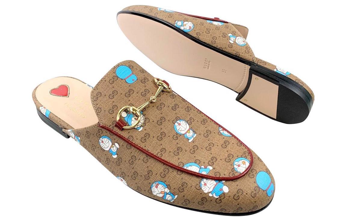 Lookbook (W) Selipar Gucci x Doraemon Princetown 'Neutral' 655038-2TU10-8967